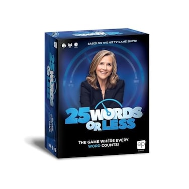 USAOPOLY 25 Words or Less   Fast-Paced Word/Friends &amp; Family Board Game   Based on Popular TV Game Show with Meredith Vieira