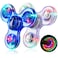 Gigilli Fidget Spinners for Kids 2 Pack, Light up Sensory Fidget Toys for Adults Kids 4-8-12, Valentines LED Glow in The Dark Fidget Toys for ADHD Autism Kids 5-7 Boys Girls Classroom Prizes Fidgets