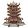 Microworld 3D Metal Puzzle, Wuhan Yellow Crane Tower Metal Model Kits, Chinese Architecture DIY 3D Puzzles for Adults, Assembly Puzzle Brain Teaser Art Craft Toys - 357 Pcs