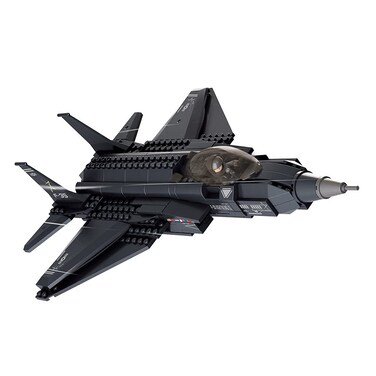 Sluban Military Blocks Army Bricks Toy - F-35 Lighting II Fighter Jet, 252 pieces