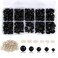 Vanblue Safety Eyes 150Pcs 6-12 mm Plastic Safety Eyes with Washers Craft Eyes for Amigurumi Stuffed Animal Crochet Projects Teddy Bear Puppet Toys DIY Crafts Making Halloween Decorations