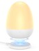 JolyWell Baby Night Light for Kid, Portable Egg Nightlight with Stable Charging Pad, Touch Nursery Night Lamp for Breastfeeding, Toddler Night Light for Bedroom, Timer Setting, ABS+PC, White-2