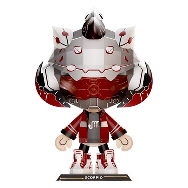 Microworld 12 Zodiac Signs - Scorpio 10.24-11.22 3D Metal Model Kits DIY Assemble Puzzle Laser Cut Jigsaw Toy