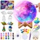 Paint Your Own Moon Lamp Kit, DIY 3D Space Moon Night Light, Art Supplies Arts &amp; Crafts Kit, Arts and Crafts for Kids Ages 8-12, Toys Girls Boy Birthday Gift Ages3 4 5 6 7 8 9 10 11 12+