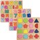 Wooden Puzzles for Toddlers, 3pack Alphabet Shape Puzzles for Kids 3 Wooden Montessori Toddler Puzzles Wooden Alphabet Number Shape Puzzles for Kids 3 Years Old Boys &amp; Girls