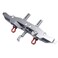 RZXYL Aluminum Rear Bumper with Trailer Hitch for 1/10 Traxxas TRX4 RC Crawler Upgrade Parts (Titanium)
