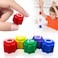 safoezy Gonggi Game, Gonggi Traditional Korean Tossing Game Stone Play Set 5PCS Stone Catching Game Hand Eye Coordination Training Toy for Kids Adults Valentines Day Gifts