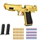 Toy Gun Pistols,Toy Guns with Soft Bullets - Perfect Toy for Kids and Adults of All Ages (Gold)