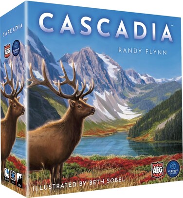 AEG &amp; Flatout Games   Cascadia - Award-Winning Board Game Set in the Pacific Northwest   Easy to Learn   Quick to Play   Ages 10+