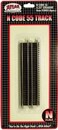 Atlas N scale item #2003(6 pcs.) Straight track 4.25
