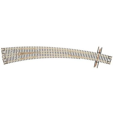 Atlas 2058 N Scale Curved Left-Hand Turnout Code 55 Track