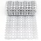 FQTANJU 4.5 Inch x 2 Yards Faux Crystal Rhinestone Mesh Ribbon Flower Shape Sparkling Diamond Mesh Wrap Roll for Wedding Party Decoration, Birthday,Baby Shower,Cakes, Arts Rhinestones Crafts,etc