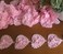 FQTANJU 2 Yard Heart 2" Peach Flour Bow Lace Edge Trim Ribbon Wedding Applique DIY Sewing Crafts