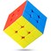 CFMOUR Speed Cube 3x3x3 - Moyu Meilong 3C, Stickerless Magic Cube 3x3, Fast Smooth Turning Vivid Colour 3D Puzzle Brain Toy Travel Games, Turns Quicker Than Original