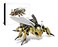 Microworld 3D Metal Puzzle, Mechanical Hornet Metal Model Kits, Brain Teaser DIY Challenge 3D Puzzle for Adult Art Craft Toy