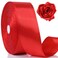NESCCI 100 Yards Ribbon,1-1/2 Inch Red Satin Ribbon,Single Face Satin Ribbons,Perfect for Gift Wrapping,Wedding Decoration,Handmade Bows, Wrapping Bouquet and More