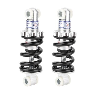 Qiilu Rear Shock Absorber, 2pcs 125mm 750LBS Rear Shock Damper Fits for ATV -Kart Scooter
