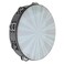 Musfunny Radiant Tambourine 10 inch for Adults 2-Row Jingles Bell Reflective Tambourines Hand Held Drum Musical Instrument for Kids Education KTV Party Church - 10 inch