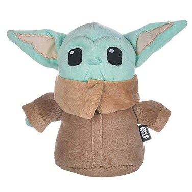 Star Wars for Pets Mandalorian The Child Plush Figure Dog Toy   9 Inch Medium Dog Toy from The Mandalorian - Soft and Plush Dog Toys, Safe Fabric Squeaky Dog Toy for All Dogs