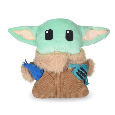 Star Wars Baby Yoda The Mandalorian The Child Burrow Dog Toy   Small Plush Toys Fabric Plush Dog Toy, Squeaky Plush Toys for Small Dogs, Hide and Seek Dog Toy,Multi,9 Inch,FF15144