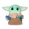Star Wars Baby Yoda The Mandalorian The Child Burrow Dog Toy   Small Plush Toys Fabric Plush Dog Toy, Squeaky Plush Toys for Small Dogs, Hide and Seek Dog Toy,Multi,9 Inch,FF15144