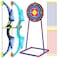 2 Pack Bow and Arrow Set for Kids, Light Up Archery Set with 14 Suction Cup Arrows, Archery Targets Outdoor Games for Kids Ages 4-8 8-12, Birthday Gifts Toys for 5 6 7 8 9 10 11 12 Year Old Boys Girls