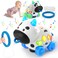 Musical Cow Baby Toys 6-12-18 Months, Bilingual Crawling Walking Toddler Educational Learning Toy for 1 Year Old Boy Girl Birthday Gifts, 6 7 8 9 10 12 Month Old