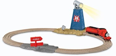 Thomas &amp; Friends Trackmaster - Talking James &amp; The Searchlight - Exclusive