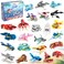Bupduq Party Favors Kids Building Blocks Sea Animals 24 Packs Pool Party Favors Building Set for Birthday, Goodie Bag Stuffers, Classroom Prizes, Easter for Boys and Girls Ages 6-12