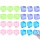 rytopt 24 Pcs Stress Balls for Kids Fidget Toys, Squeeze Cubes Ball Sensory for Autism, Birthday Stress Balls Bulk Classroom Prizes Toy Gifts for Boys Girls