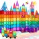 NVHH 100PCS Magnetic Tiles Blocks for Kids Ages 3-5 4-8,STEM Learning Educational Preschool Magnet Building Toys for Toddlers,Christmas Birthday Gifts Toys for 3 4 5 6 7 8+ Year Old Boys Girls