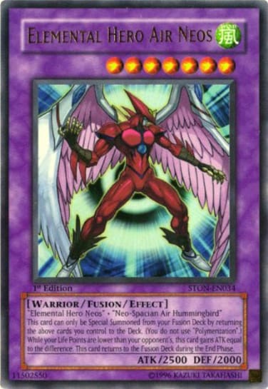 Yu-Gi-Oh! - Elemental Hero Air Neos (STON-EN034) - Strike of Neos - 1st Edition - Ultra Rare