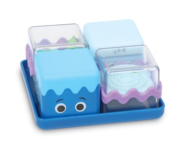 Learning Resources Cool Down Cubes Sensory Fidget Set,5 Pieces,Ages 3+, Fidgets for Kids, Sensory Toys for Toddlers, Fidgets for Classrooms