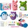 A-URA Learn to Crochet Kit for Beginners Kids and Adults, 4 Pattern Beginner Crochet Animal kit with Step-by-Step Video Tutorials, Crocheting Amigurumi Starter Knitting Kits: Yarns, Hook, Accessories