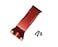 Aluminium Alloy Rear Chassis Skid Plate fits Traxxas 1/10 New EREVO 2.0 E REVO - RED