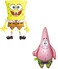 2PS Spongebob Squarepants and Patrick Star Foil Balloons - 1 x 29 Inch Spongebob &amp; 1 x 25Inch Patrick Shaped Character Foil Balloons