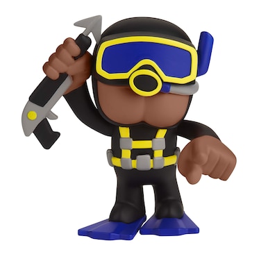 WowWee 4191 Buttheads Series 2 - Bubbles (Scuba Diver) - Interactive Farting Toy - by