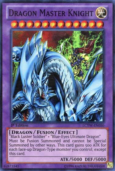 YU-GI-OH! - Dragon Master Knight (LCYW-EN050) - Legendary Collection 3: Yugi's World - 1st Edition - Super Rare