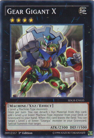 YU-GI-OH! - Gear Gigant X (SDGR-EN035) - Structure Deck: Geargia Rampage - 1st Edition - Common