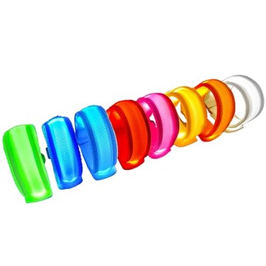KIRALUMI 8 PCS LED Glow Bracelets, Christmas Light Up Bracelets Set - Glow in The Dark Party Bracelets Favors Supplies for Christmas, Concerts, Festivals, Game Prizes, Sports, Rave Accessories.