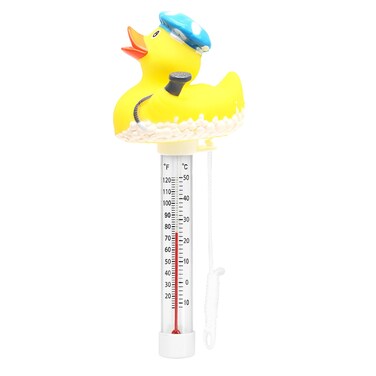 XY-WQ Floating Pool Thermometer, Large Size Easy Read for Water Temperature with String for Outdoor and Indoor Swimming Pools and Spas (Duck)