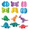 VConejo Color Dough Toys Dough Accessories Set Creations Tools for Kid 2-4-8 Years (Dinosaurs World)