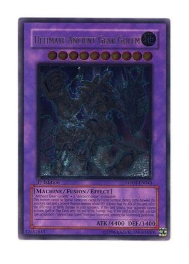 Yu-Gi-Oh! - Ultimate Ancient Gear Golem (LODT-EN043) - Light of Destruction - 1st Edition - Ultimate Rare