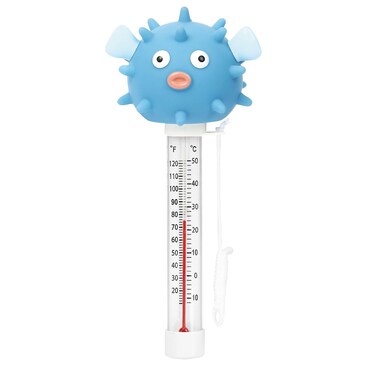 XY-WQ Floating Pool Thermometer, Large Size Easy Read for Water Temperature with String for Outdoor and Indoor Swimming Pools and Spas (Puffer)