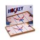 Point Games Small Tabletop Slap Shot Hockey Game, Super Durable Wooden Hockey Board with 2 Hockey Sticks and 5 Pucks, Great Family Game for Ages 5+