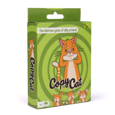 Point Games Copy Cat Card Game - Face and Body Expression and Recognition Games - Fun Educational STEM/STEAM Activity Travel Cards - Act Out Cat Picture