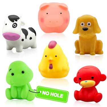 Mold Free Baby Bath Toys - No Hole Bath Toys for Kids Ages 1-3   Floating Toys   Bathtub Tub Pool Water Table Toys   Toddler Infant Valentines Day Gifts   Baby Toys 12-18 Months