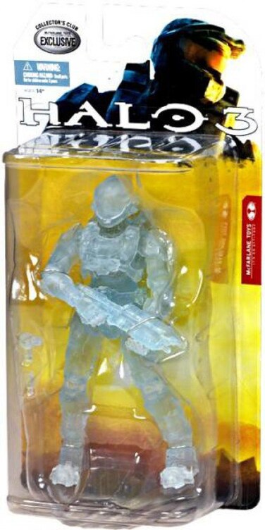Halo 3 Collector's Club Clear Spartan Soldier 6 Inch Action Figure by Unknown