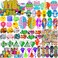 118 Pcs Party Favors for Kids, Pop Fidget Toys, Treasure Box Toys, Classroom Prizes, Pinata Filler Goodie Bag Stuffers, Treasure Chest, Carnival Prize Box Toys for Boys Girls 4-8-12