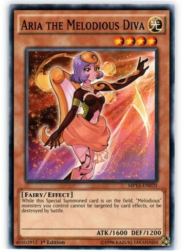 YU-GI-OH! - Aria The Melodious Diva (MP15-EN070) - Mega Pack 2015 - 1st Edition - Common